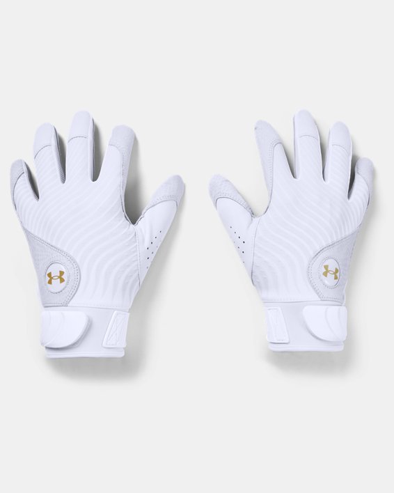Men's UA Harper Pro Batting Gloves, White, pdpMainDesktop image number 0